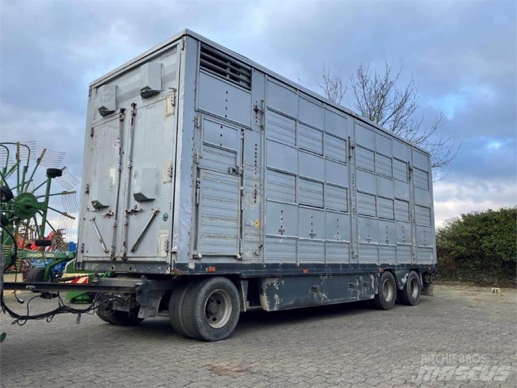Pezzaioli 3-Stock Semi-remorci transport animale