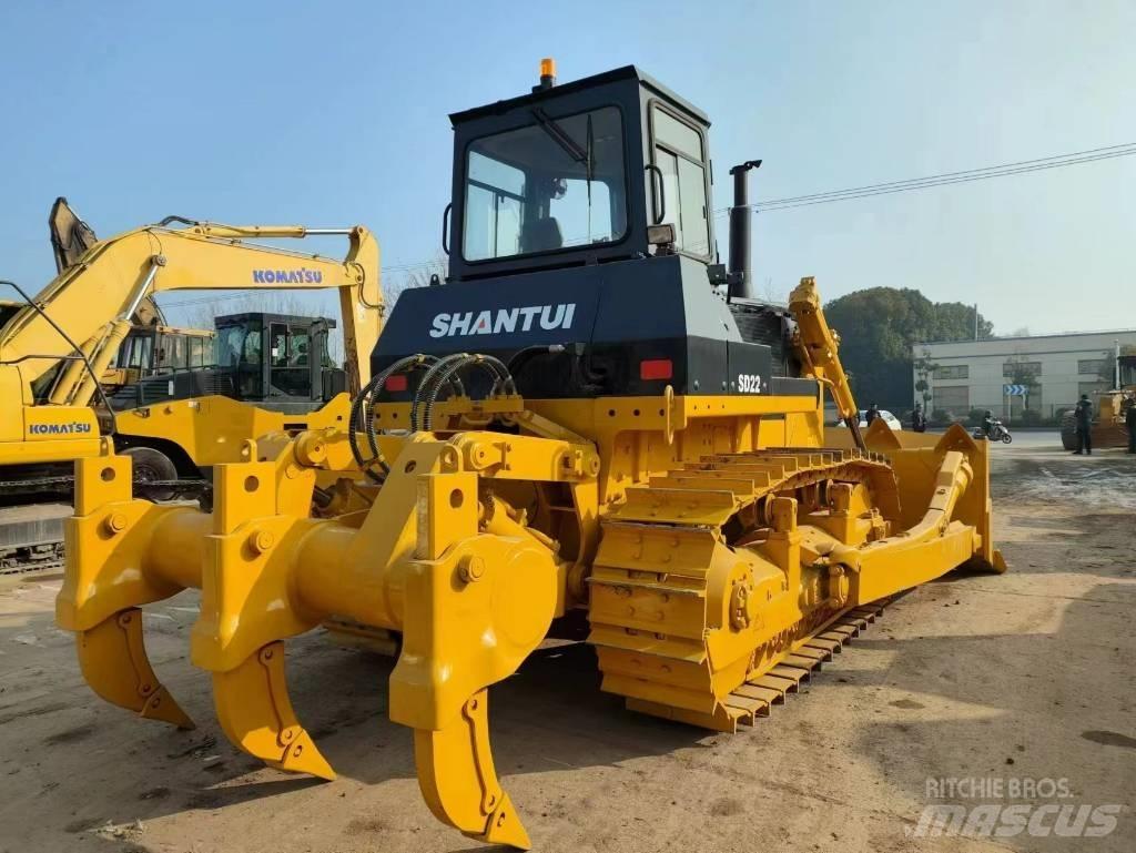 Shantui sd22 Buldozere pe senile