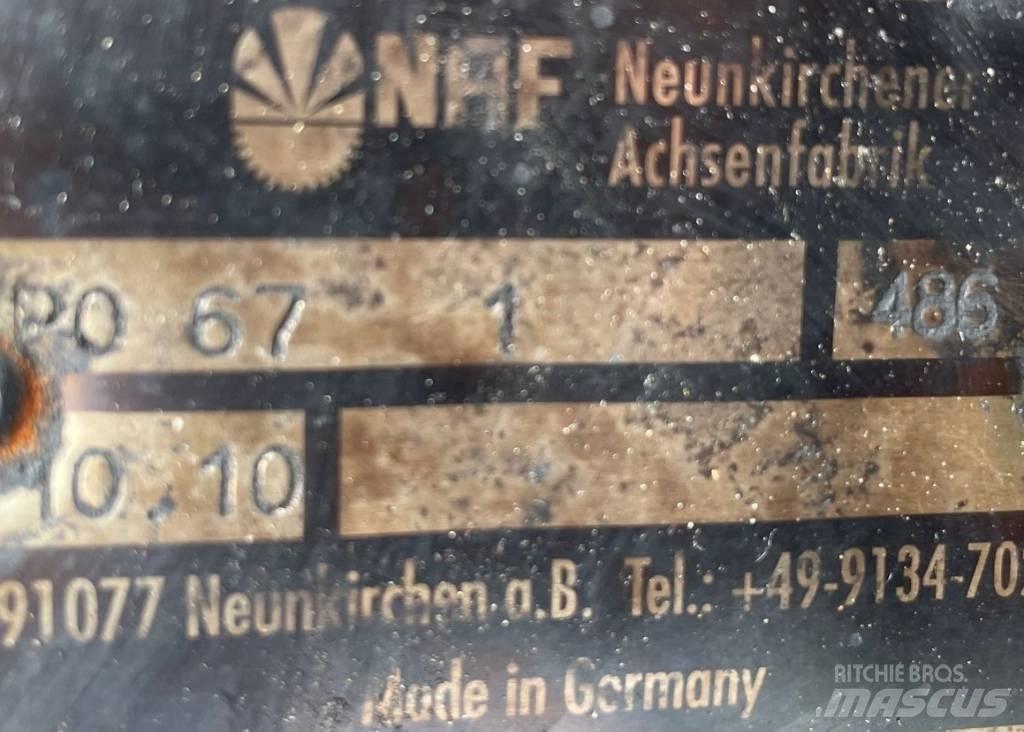 Ponsse NAF PO 67 1 Sasiuri si suspensii