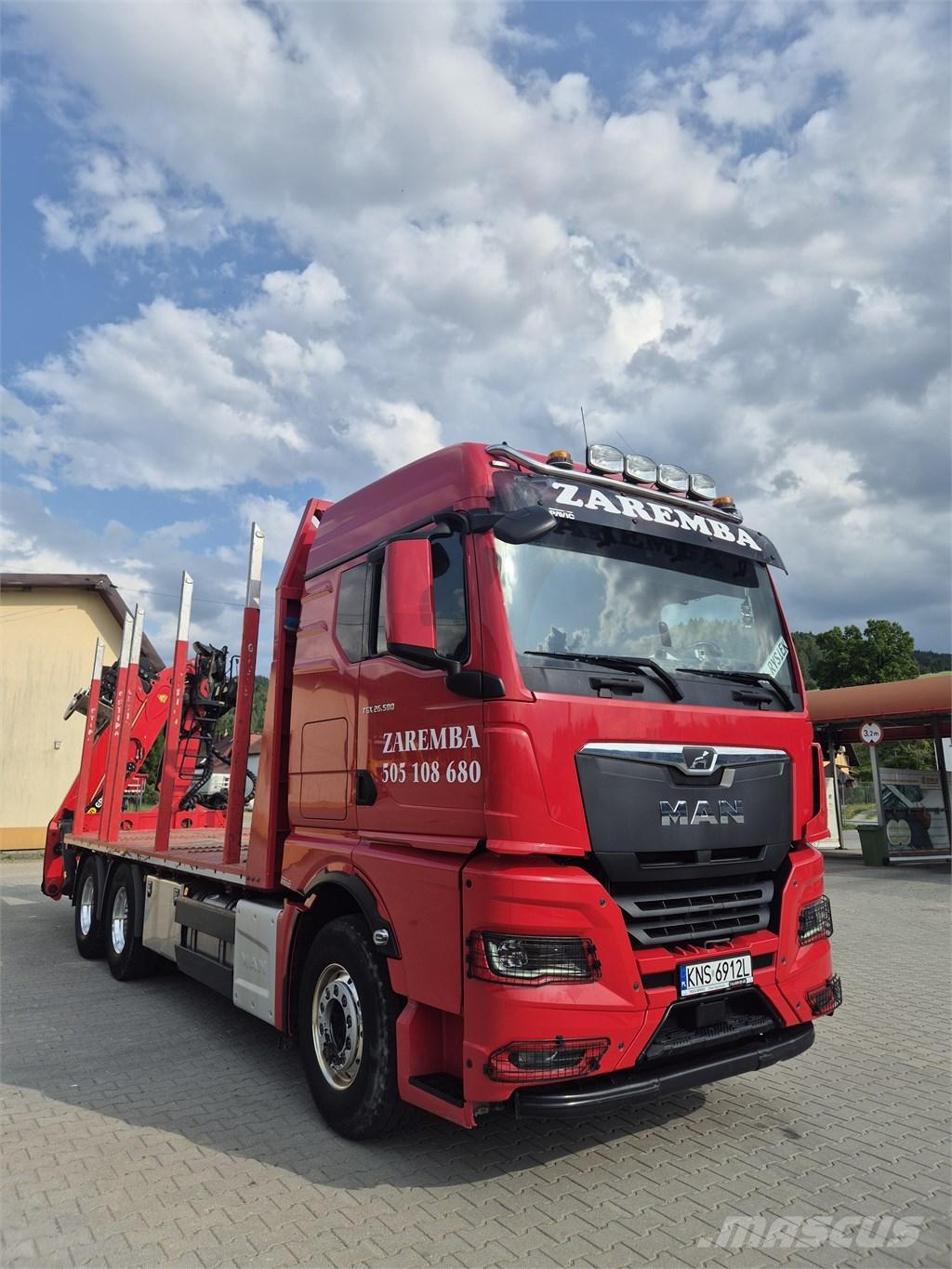 MAN TGX 26.580 Camion pentru lemne