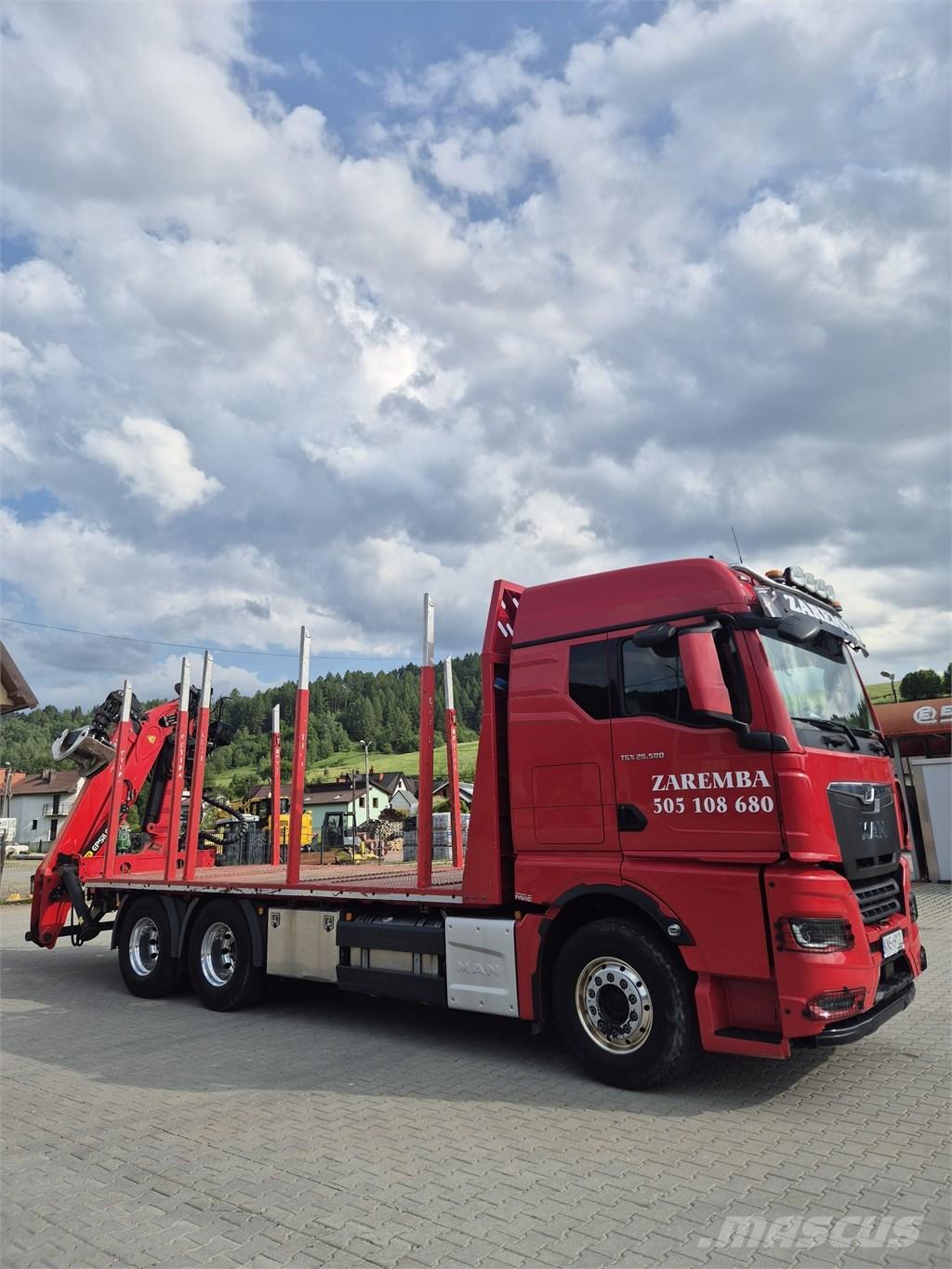 MAN TGX 26.580 Camion pentru lemne