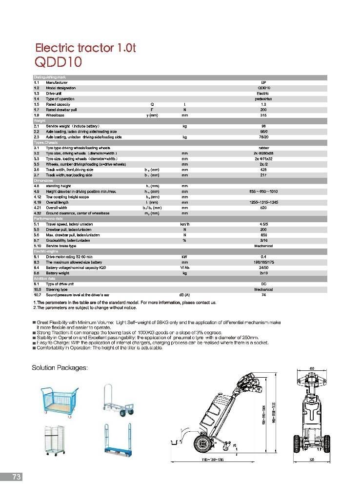 EP QDD10 Camioane de tractiune