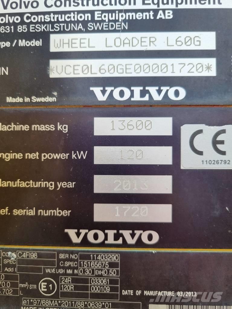 Volvo L 60 G Incarcator pe pneuri