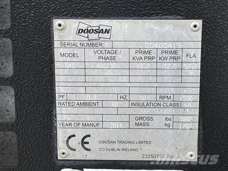 Doosan G 40 Generatoare Diesel