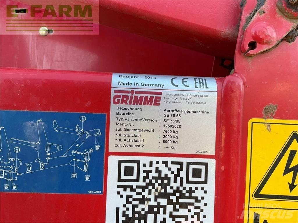 Grimme se 75-55 Recoltatoare de cartofi
