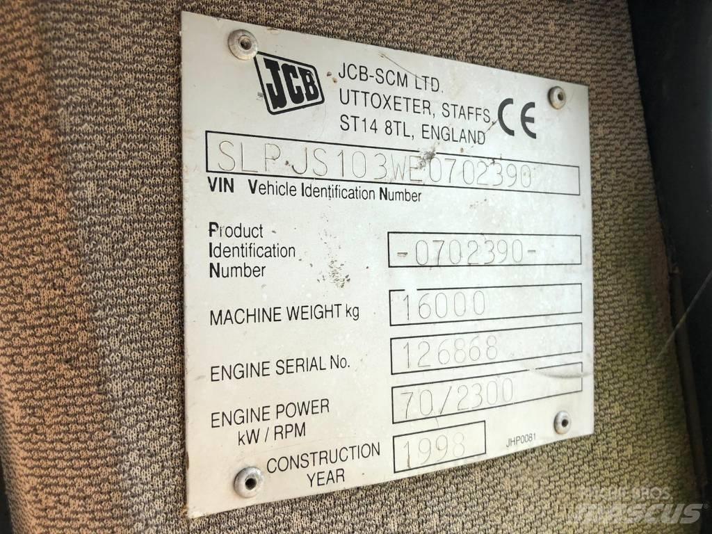 JCB JS 103 FOR PARTS Excavatoare pe șenile
