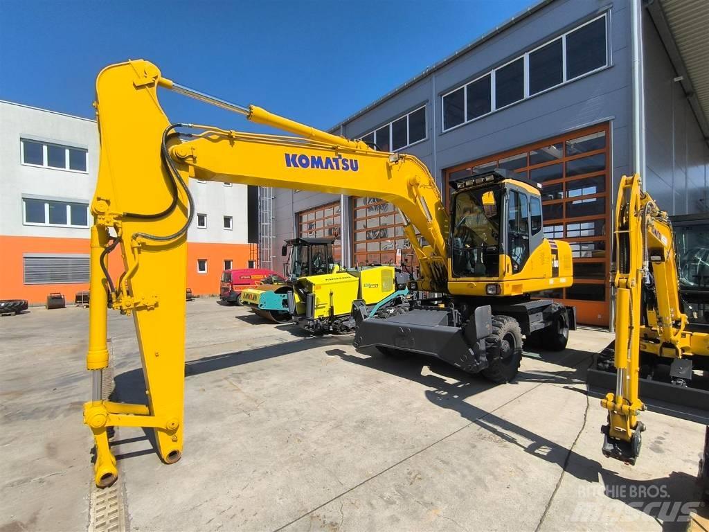 Komatsu PW 180-7 Excavatoare cu roti