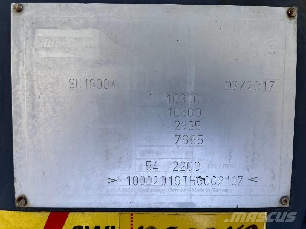 Dynapac SD 1800 W Pavatoare asfalt