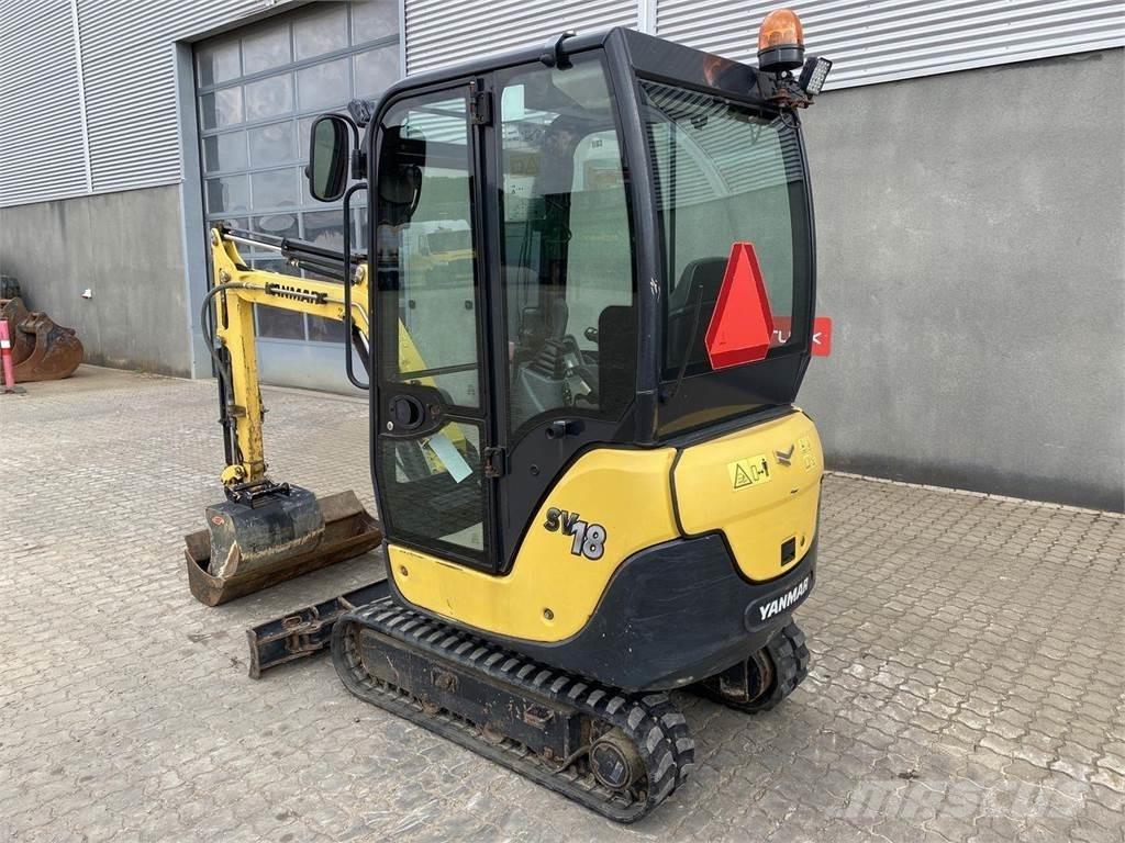 Yanmar SV18 Excavatoare cu roti