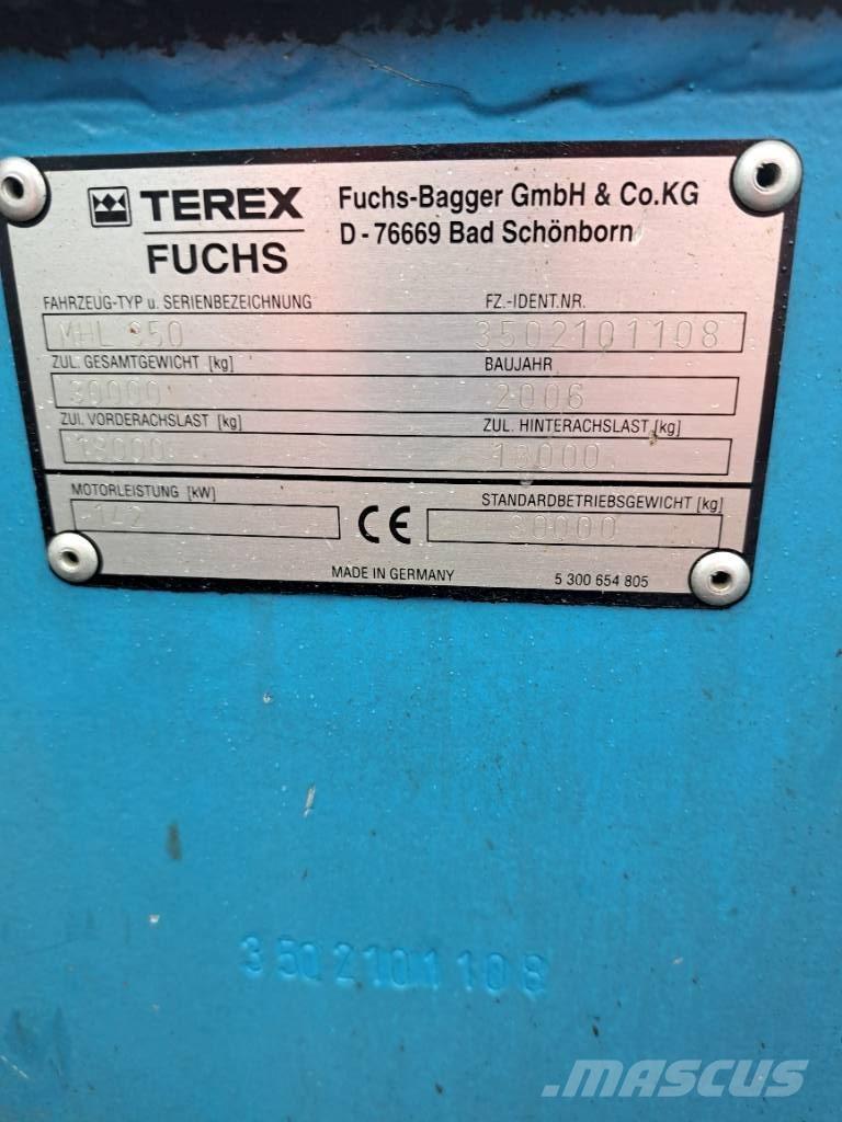 Fuchs MHL 350 Paleta de manipulare