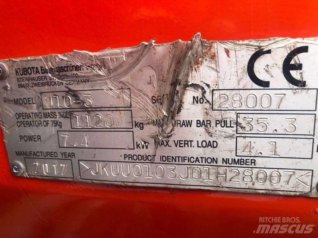 Kubota U 10-3 Mini excavatoare < 7t