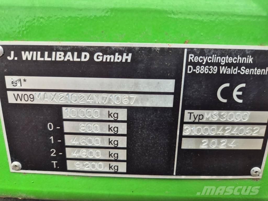 Willibald Minishark Masina de tocat deseuri