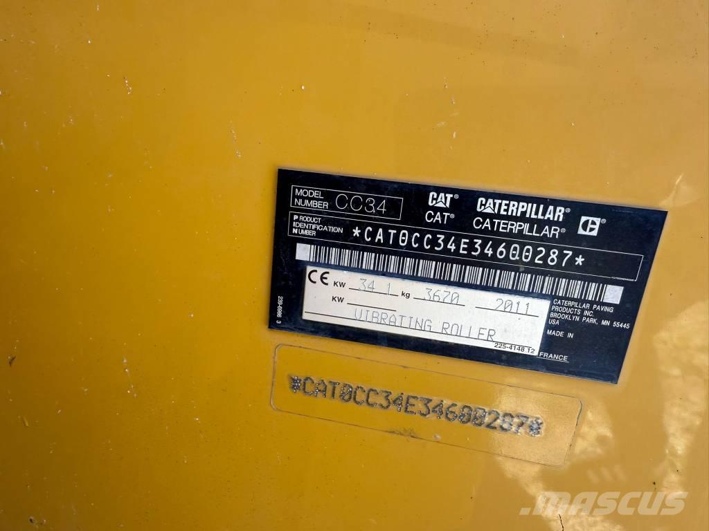 CAT CC 34 Cilindri compactori micsti