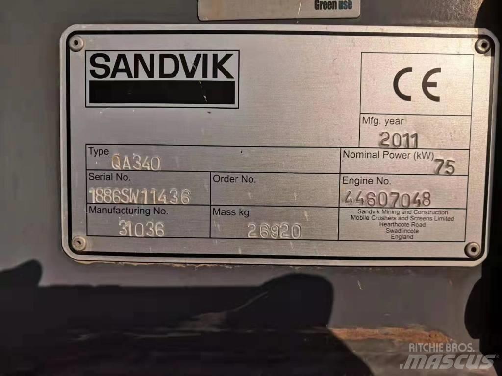 Sandvik QA 340 Cernuitoare