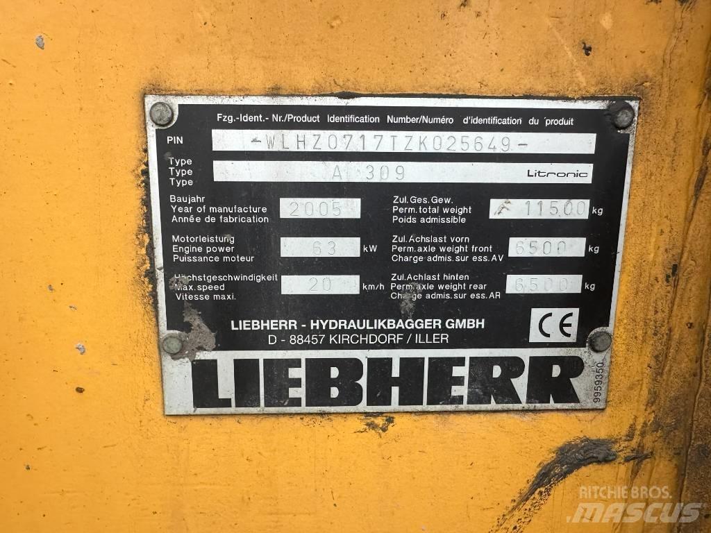 Liebherr A 309 Excavatoare cu roti