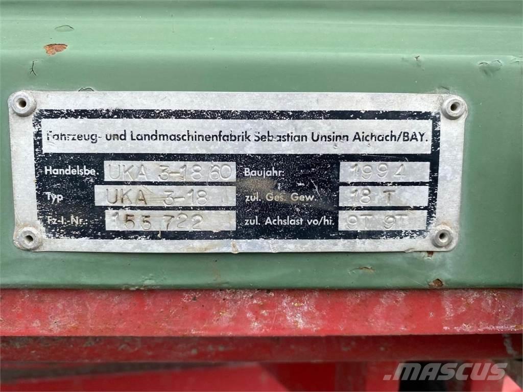 Unsinn UKA3-18/60 Remorci basculante