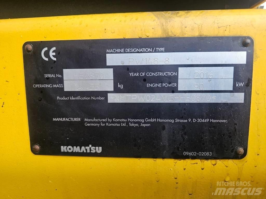 Komatsu PW148-8 Excavatoare cu roti