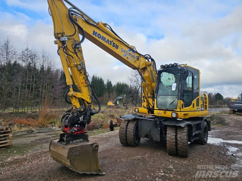 Komatsu PW148-8 Excavatoare cu roti