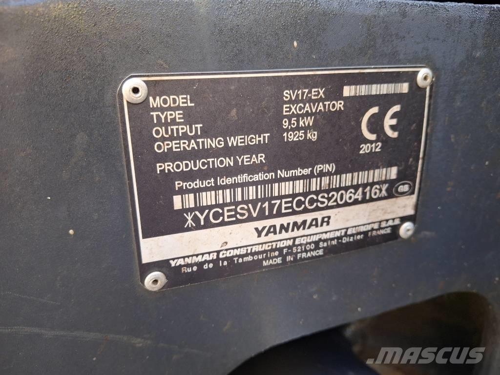 Yanmar SV 17 EX Mini excavatoare < 7t