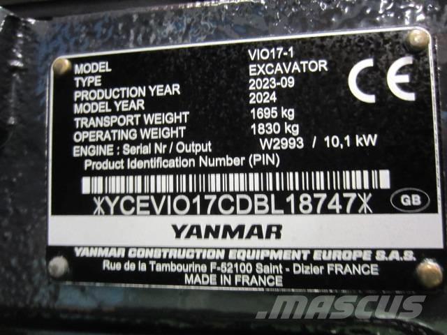 Yanmar Vio 17 Mini excavatoare < 7t