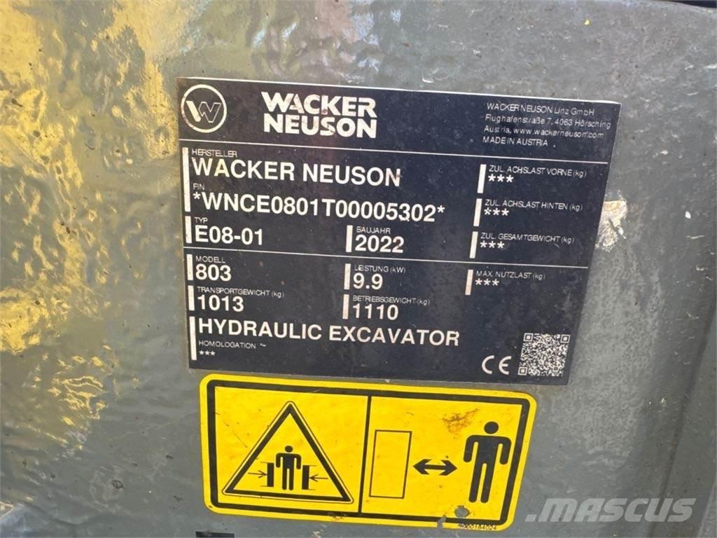 Wacker Neuson 803 Excavatoare pe șenile
