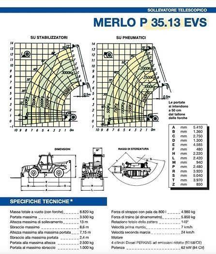 Merlo P35.13EVS Stivuitoare telescopice