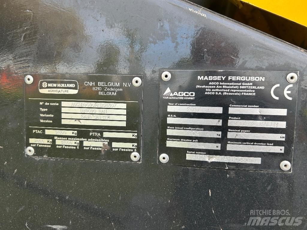 New Holland BB 9090 Baler dreptunghiular