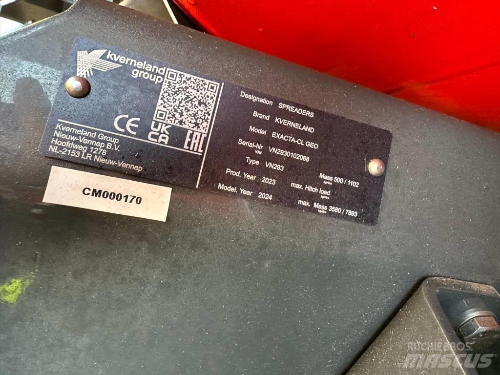 Kverneland CL 1300 Împrastierea mineralelor
