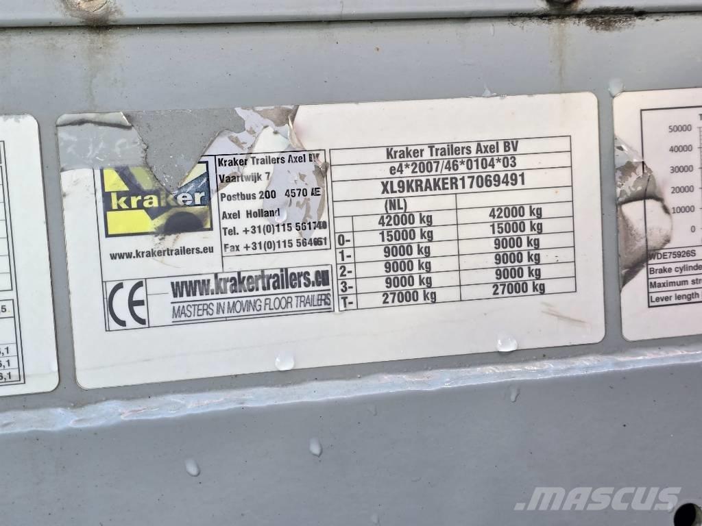Kraker CF-200 Walking Floor semi-remorci