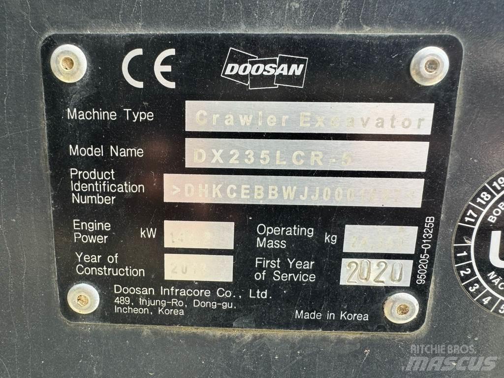 Doosan DX235LCR-5 Excavatoare pe șenile
