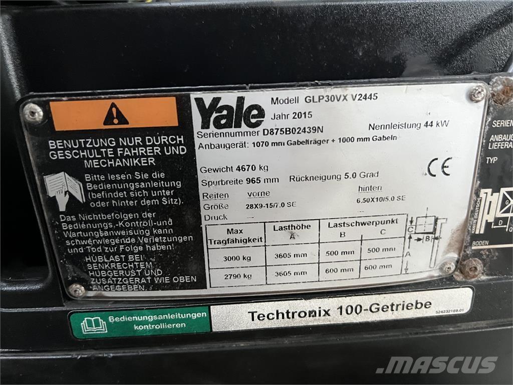 Yale GLP30VXV2445 Stivuitor GPL