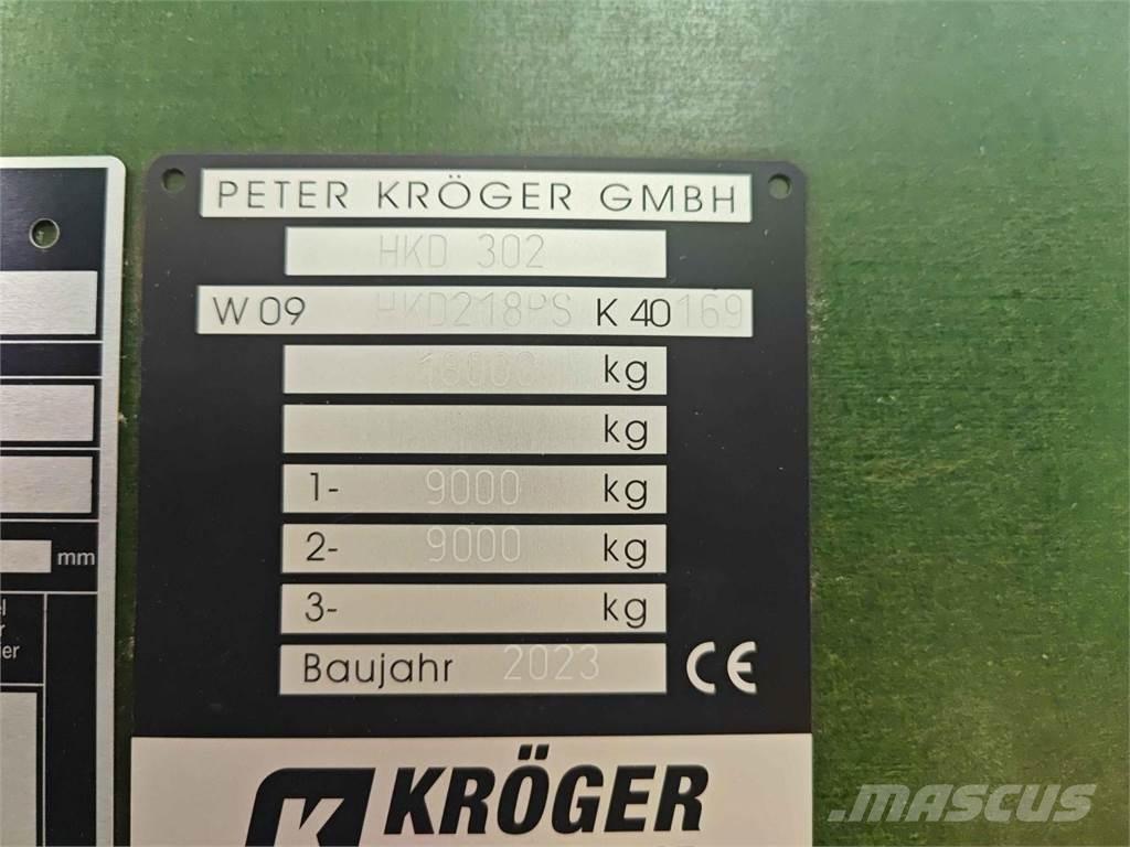 Kröger HKD 302 Remorci basculante