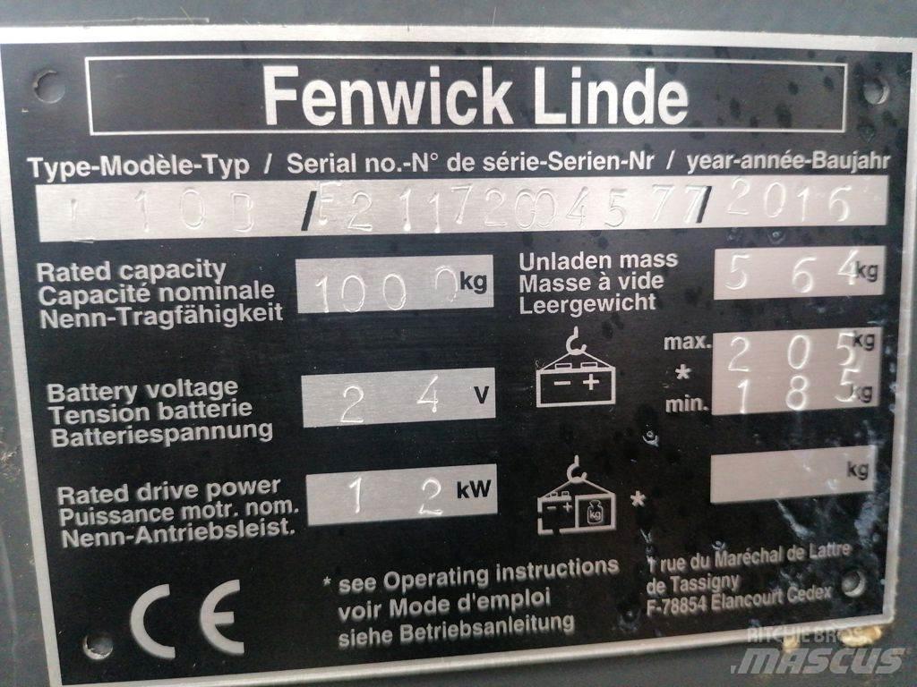 Linde L10B Transpaleta manuala