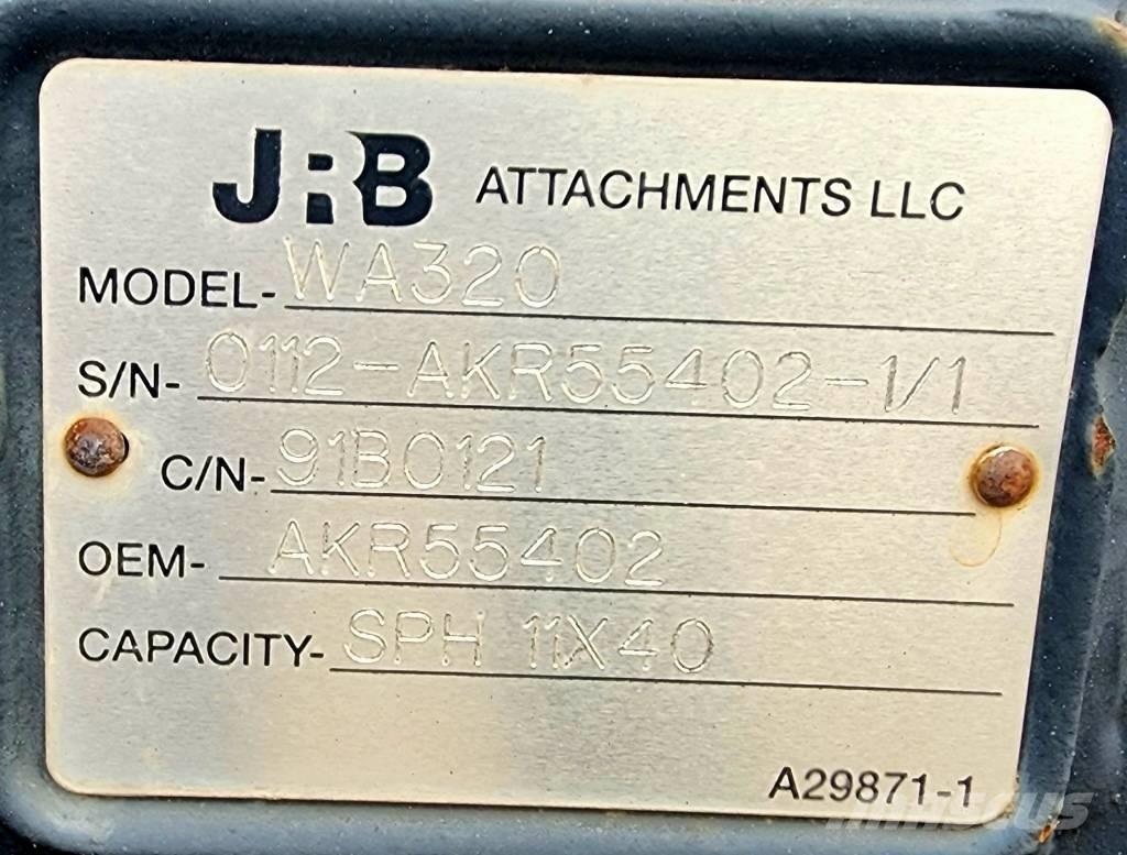 JRB Snow Plow WA320 Alte componente