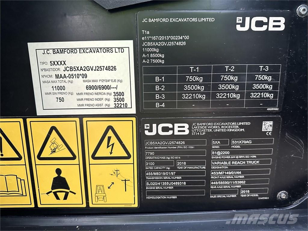 JCB 531-70 Agri Manipulatoare agricole