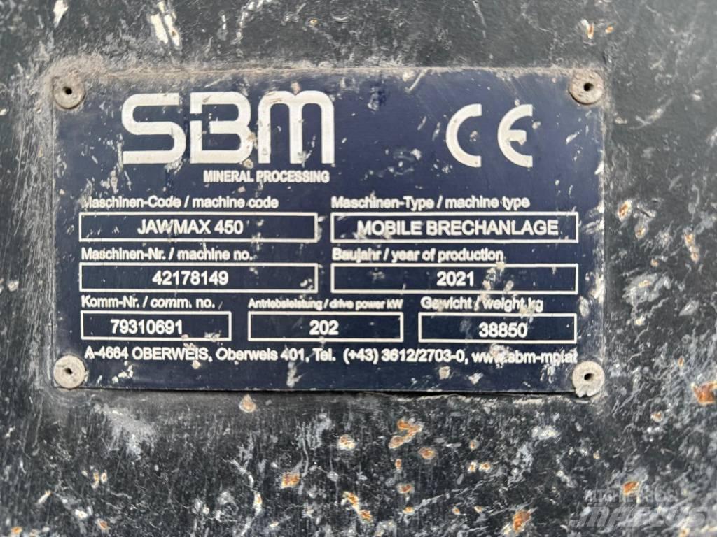 SBM Jawmax 450 Concasoare mobile