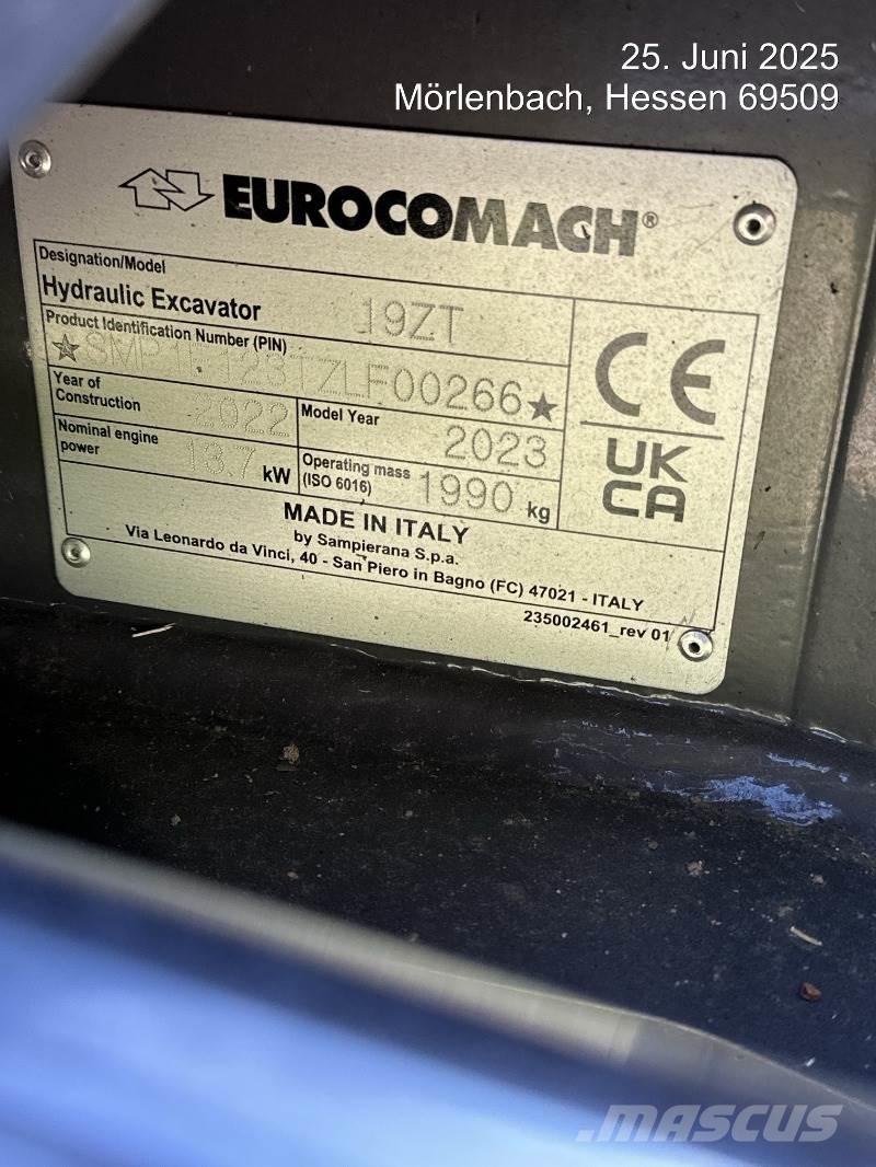 Eurocomach 19ZT Mini excavatoare < 7t