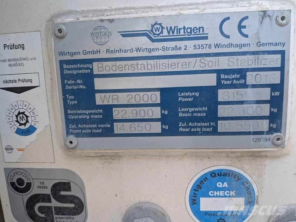 Wirtgen WR2000 Reciclatori asfalt