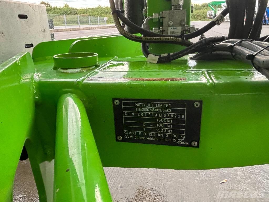 Niftylift 120 TET Platforme aeriene montate pe remorca