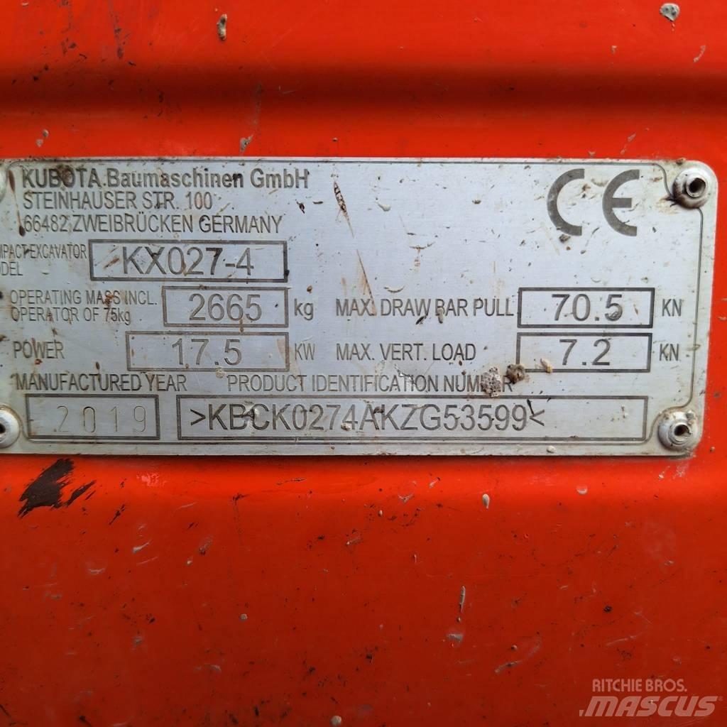 Kubota KX 027-4 Mini excavatoare < 7t
