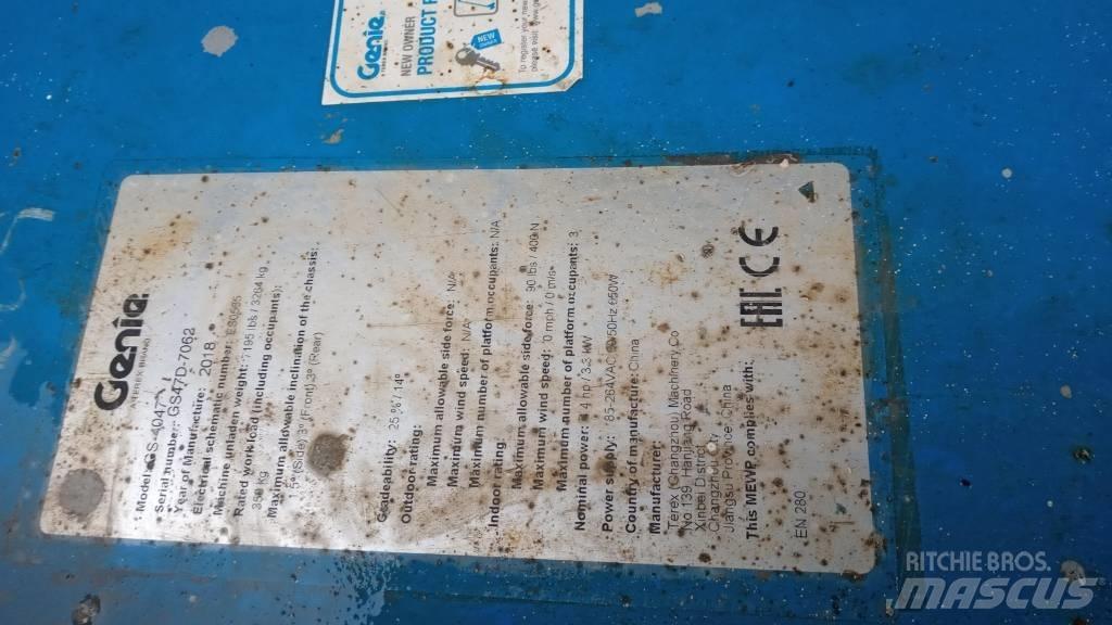 Genie GS4047 Platforme foarfeca