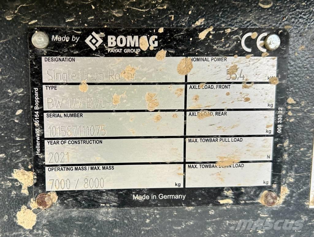 Bomag BW 177 BVC-5 Compactoare monocilindrice
