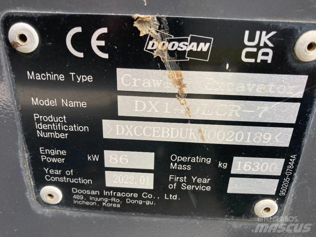 Doosan DX 140 LCR-7 Excavatoare pe șenile
