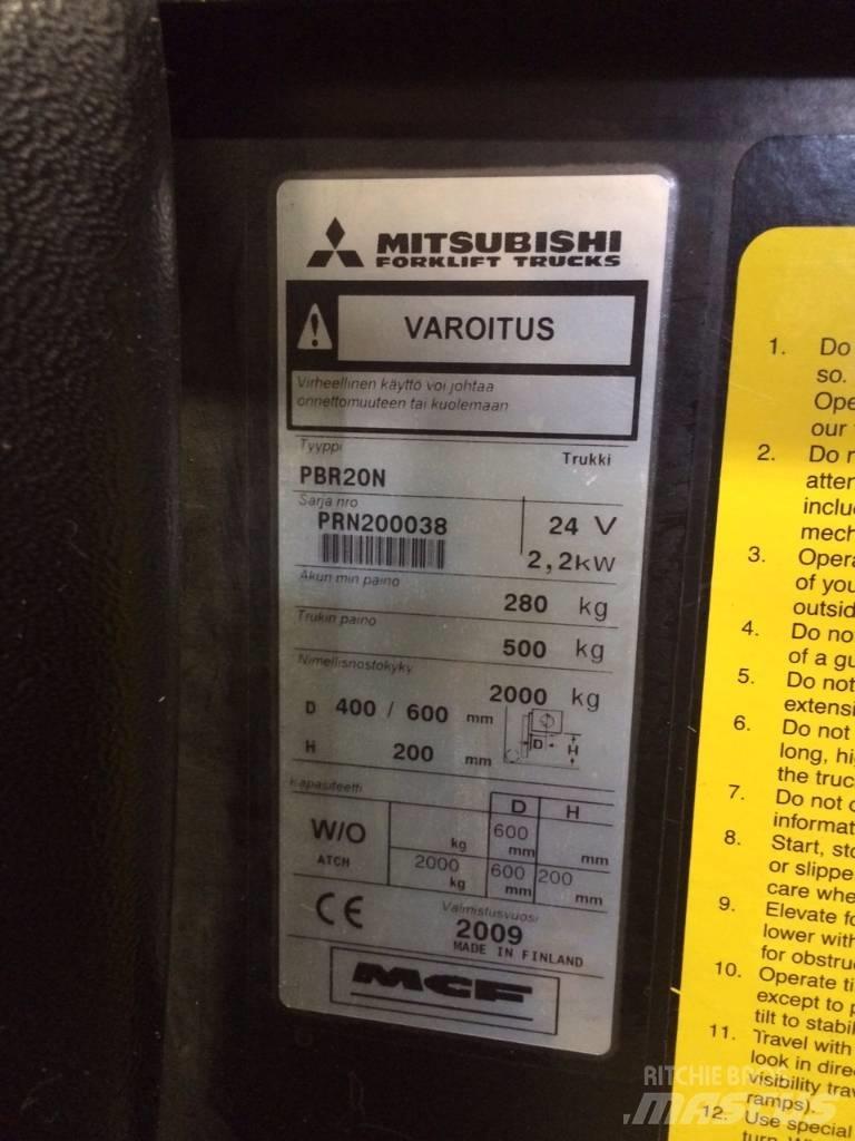 Mitsubishi PBR20N Transpaleta cu platforma