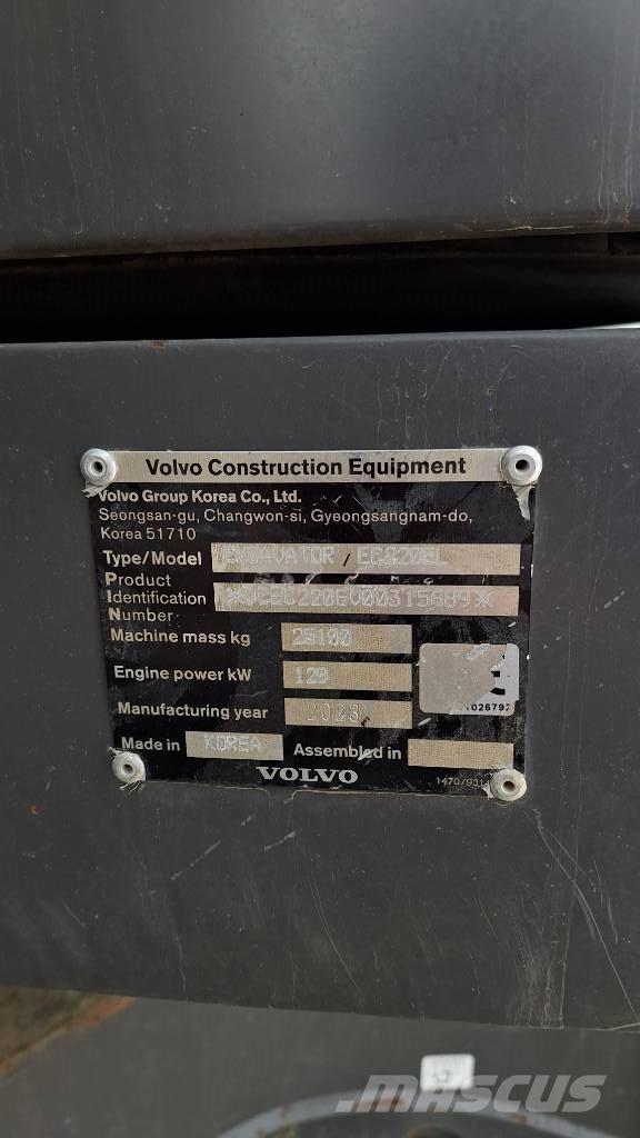 Volvo EC220E Excavatoare pe șenile
