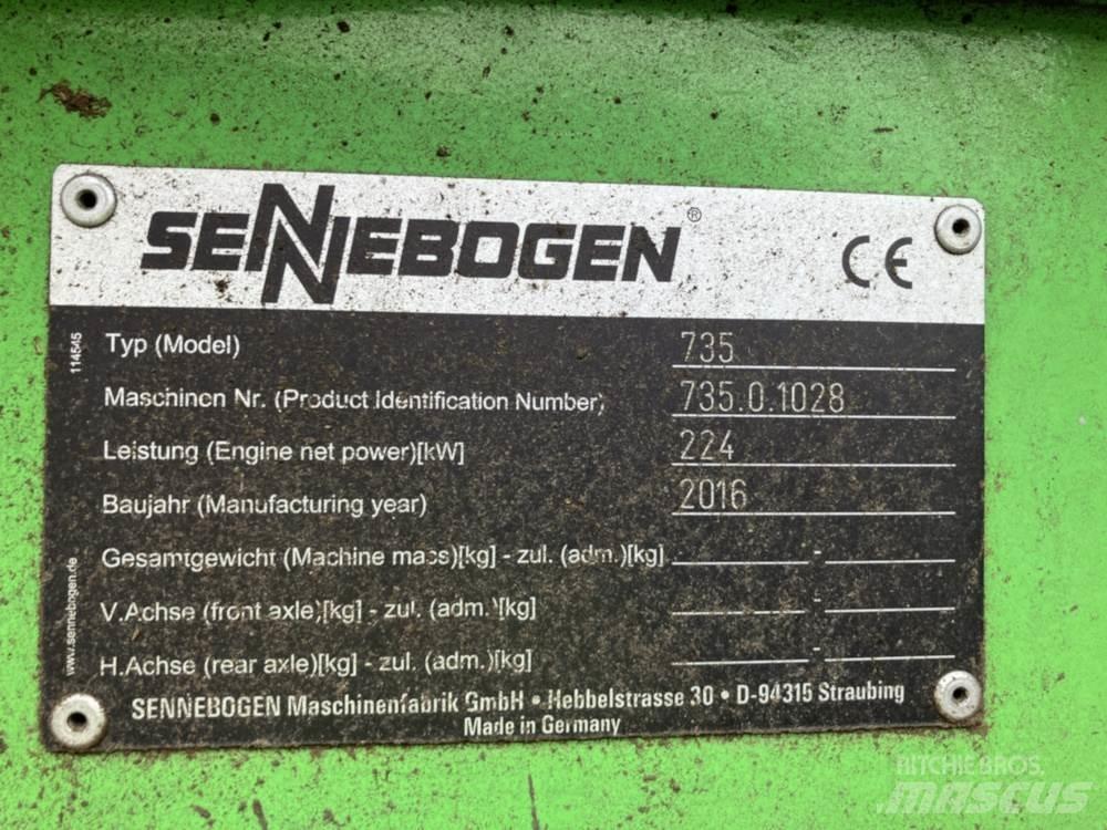 Sennebogen 735E Paleta de manipulare