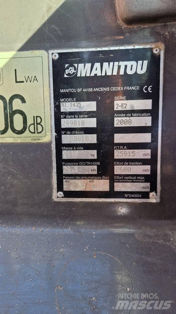 Manitou MT 1435 HSL Stivuitoare telescopice