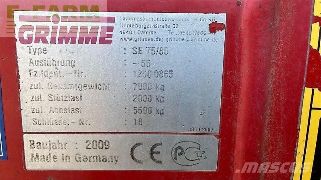 Grimme se 85-55 Recoltatoare de cartofi