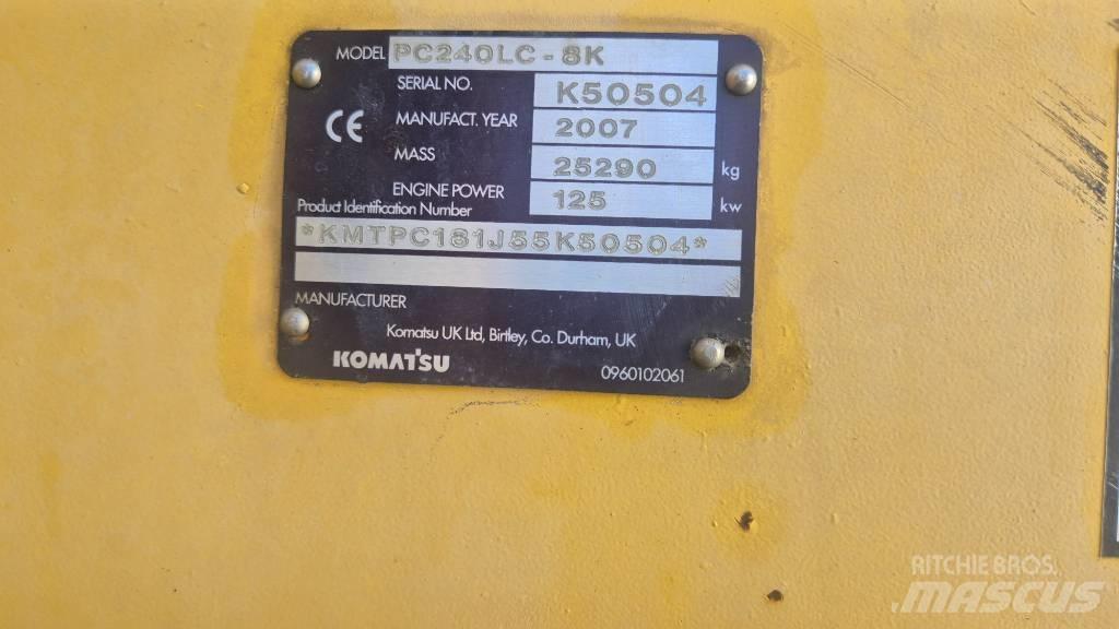Komatsu PC240LC-8K Excavatoare pe șenile
