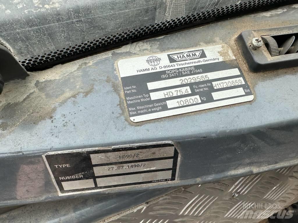 Hamm HD 75.4 Cilindri compactori dubli